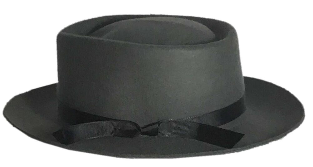 3106 Authentic Rolled Wool Maine Crusher Hat -Slate Gray - Medium - 7 1/8 7